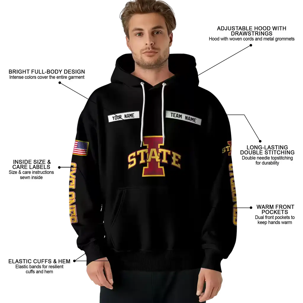 personalized iowa state cyclones punisher skull black hoodie latest model personalized iowa state cyclones punisher skull black hoodie latest model