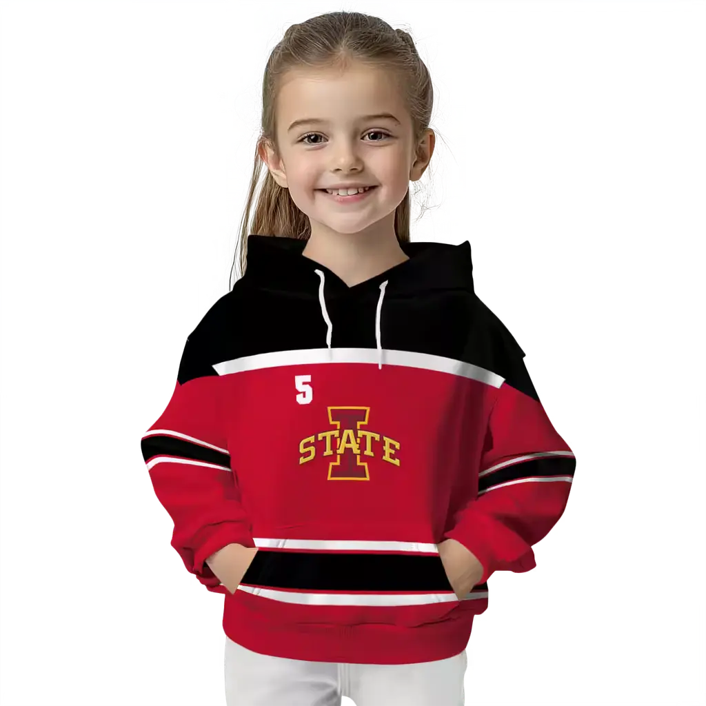 personalized iowa state cyclones striped pattern red hoodie top rated personalized iowa state cyclones striped pattern red hoodie top rated