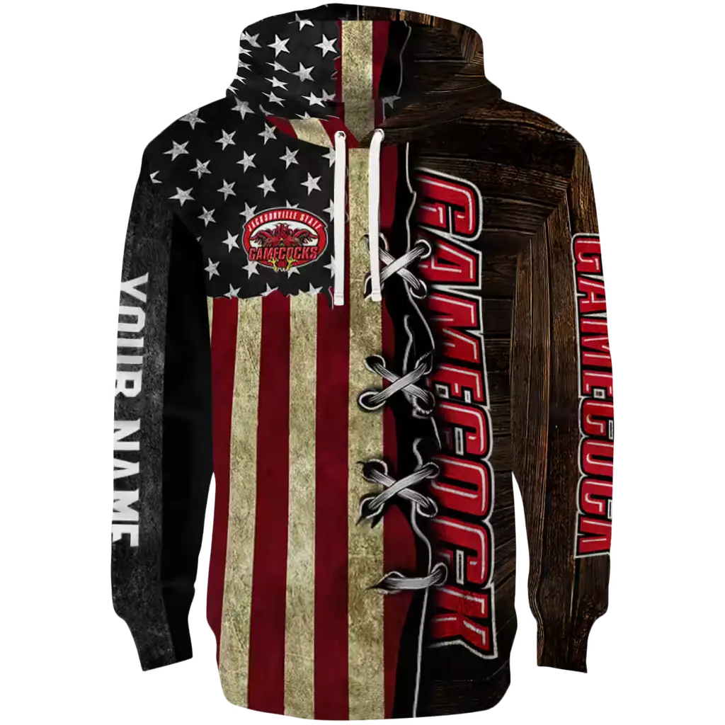 personalized jacksonville state gamecocks american pride hoodie best selling personalized jacksonville state gamecocks american pride hoodie best selling