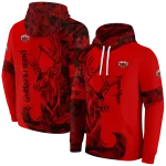 personalized jacksonville state gamecocks deer silhouette red hoodie best selling