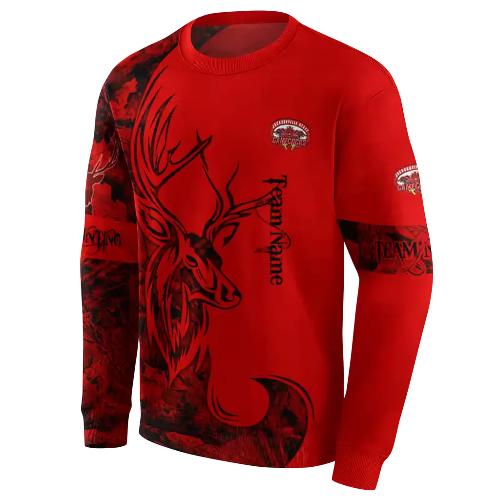 personalized jacksonville state gamecocks deer silhouette red hoodie new arrival personalized jacksonville state gamecocks deer silhouette red hoodie new arrival