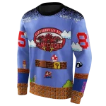 personalized jacksonville state gamecocks mario blue black hoodie best selling