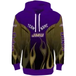 personalized james madison dukes flame design purple hoodie best selling
