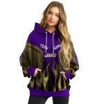personalized james madison dukes flame design purple hoodie best selling