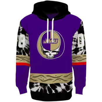 personalized james madison dukes grateful vibes purple hoodie best selling