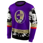 personalized james madison dukes grateful vibes purple hoodie best selling