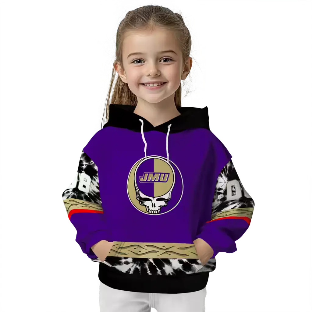 personalized james madison dukes grateful vibes purple hoodie top rated personalized james madison dukes grateful vibes purple hoodie top rated