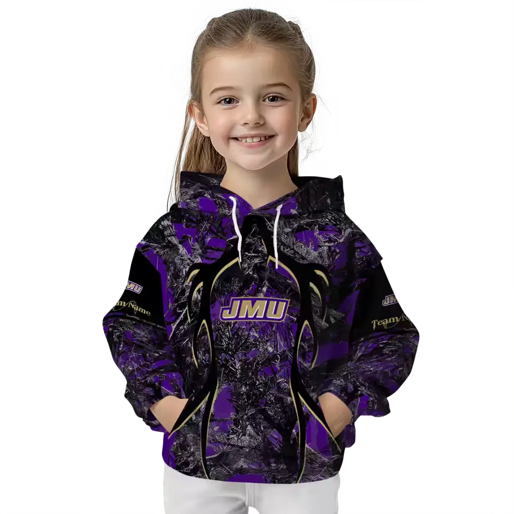 personalized james madison dukes hunting theme purple black hoodie top rated personalized james madison dukes hunting theme purple black hoodie top rated