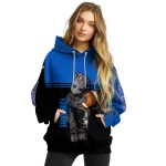 personalized kansas jayhawks baby groot blue black hoodie best selling