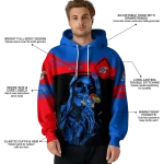 personalized kansas jayhawks grim reaper blue black hoodie best selling