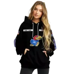 personalized kansas jayhawks punisher skull black hoodie best selling