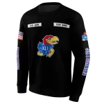 personalized kansas jayhawks punisher skull black hoodie best selling