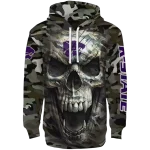 personalized kansas state wildcats camo skull hoodie best selling