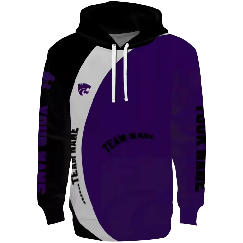 personalized kansas state wildcats minimalist design purple black hoodie best selling personalized kansas state wildcats minimalist design purple black hoodie best selling