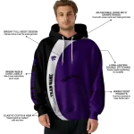 personalized kansas state wildcats minimalist design purple black hoodie best selling