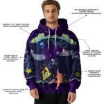 personalized kansas state wildcats spongebob patrick star purple navy hoodie best selling