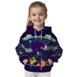personalized kansas state wildcats spongebob patrick star purple navy hoodie best selling