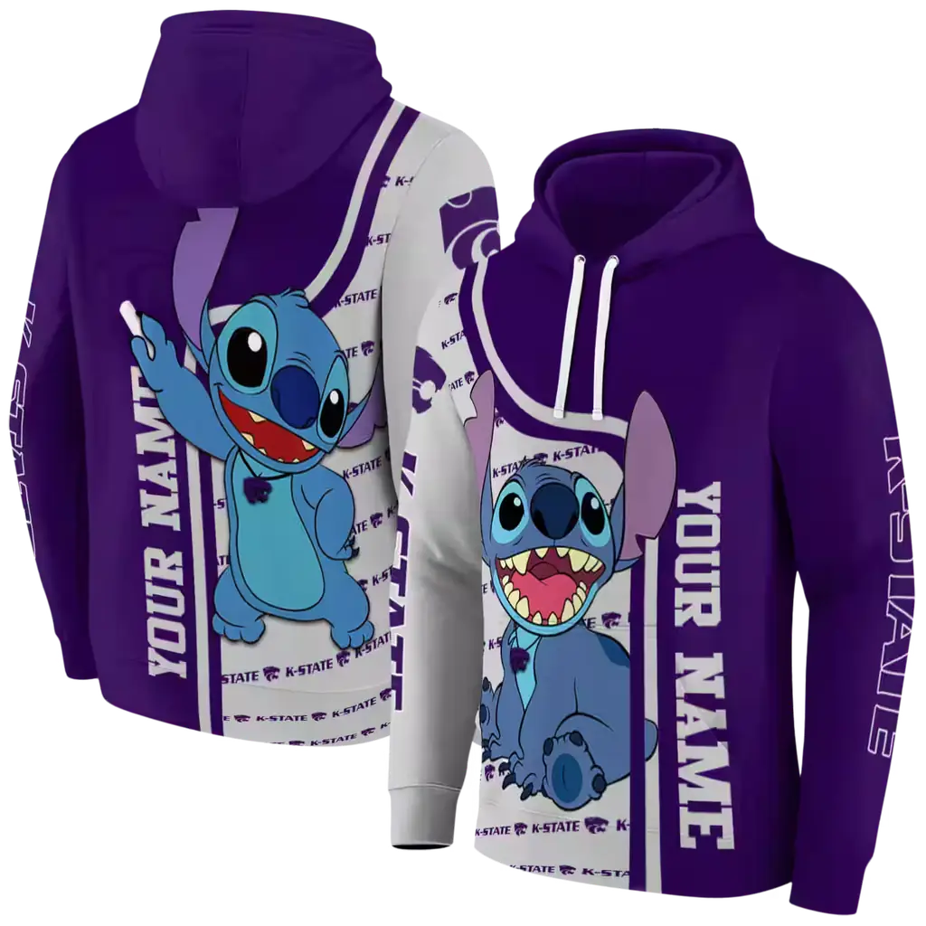personalized kansas state wildcats stitch purple hoodie fashion forward personalized kansas state wildcats stitch purple hoodie fashion forward