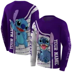 personalized kansas state wildcats stitch purple hoodie best selling