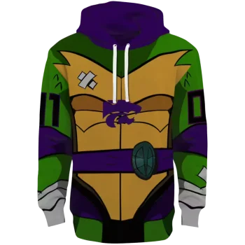 personalized kansas state wildcats superhero armor purple green hoodie best selling