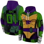 personalized kansas state wildcats superhero armor purple green hoodie best selling