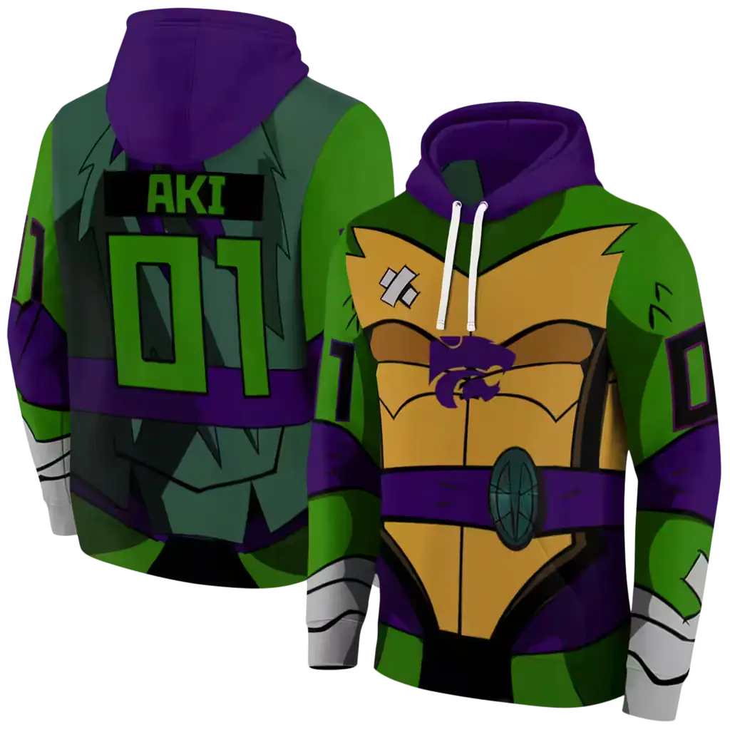 personalized kansas state wildcats superhero armor purple green hoodie fashion forward personalized kansas state wildcats superhero armor purple green hoodie fashion forward