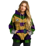 personalized kansas state wildcats superhero armor purple green hoodie best selling