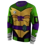 personalized kansas state wildcats superhero armor purple green hoodie best selling