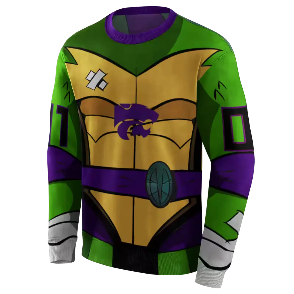 personalized kansas state wildcats superhero armor purple green hoodie new arrival personalized kansas state wildcats superhero armor purple green hoodie new arrival