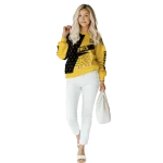 personalized kennesaw state owls abstract shape gold hoodie best selling