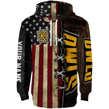 personalized kennesaw state owls american pride hoodie best selling