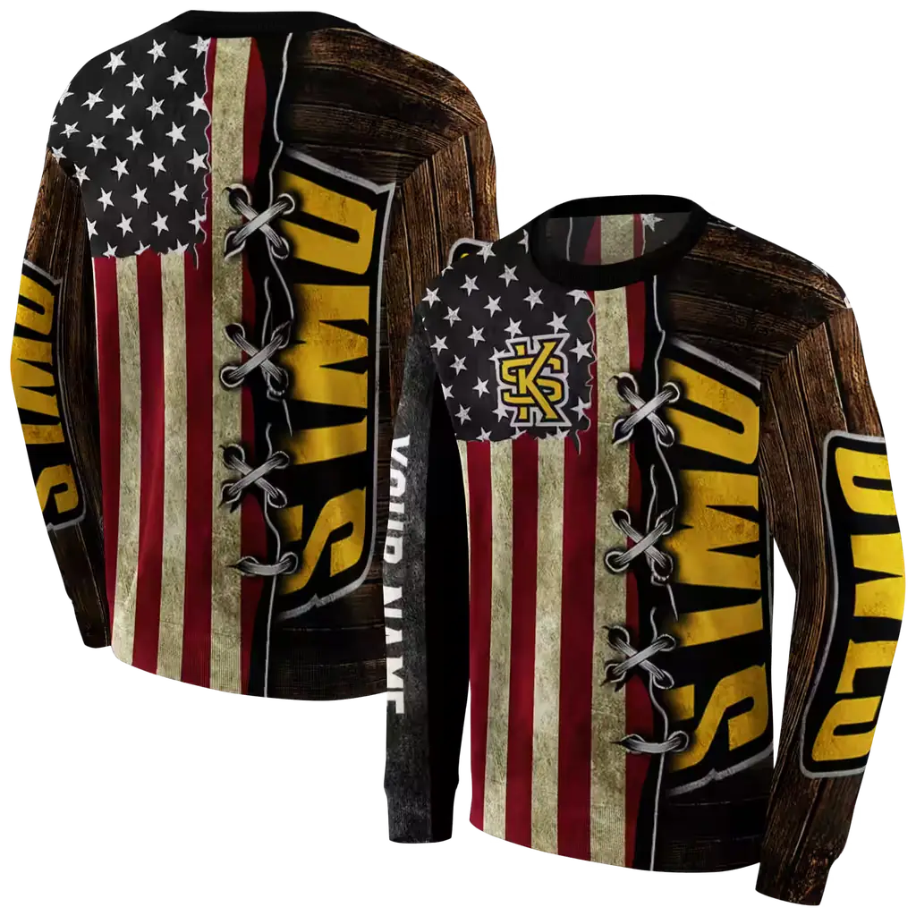 personalized kennesaw state owls american pride hoodie premium grade personalized kennesaw state owls american pride hoodie premium grade