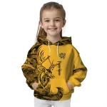 personalized kennesaw state owls deer silhouette gold hoodie best selling