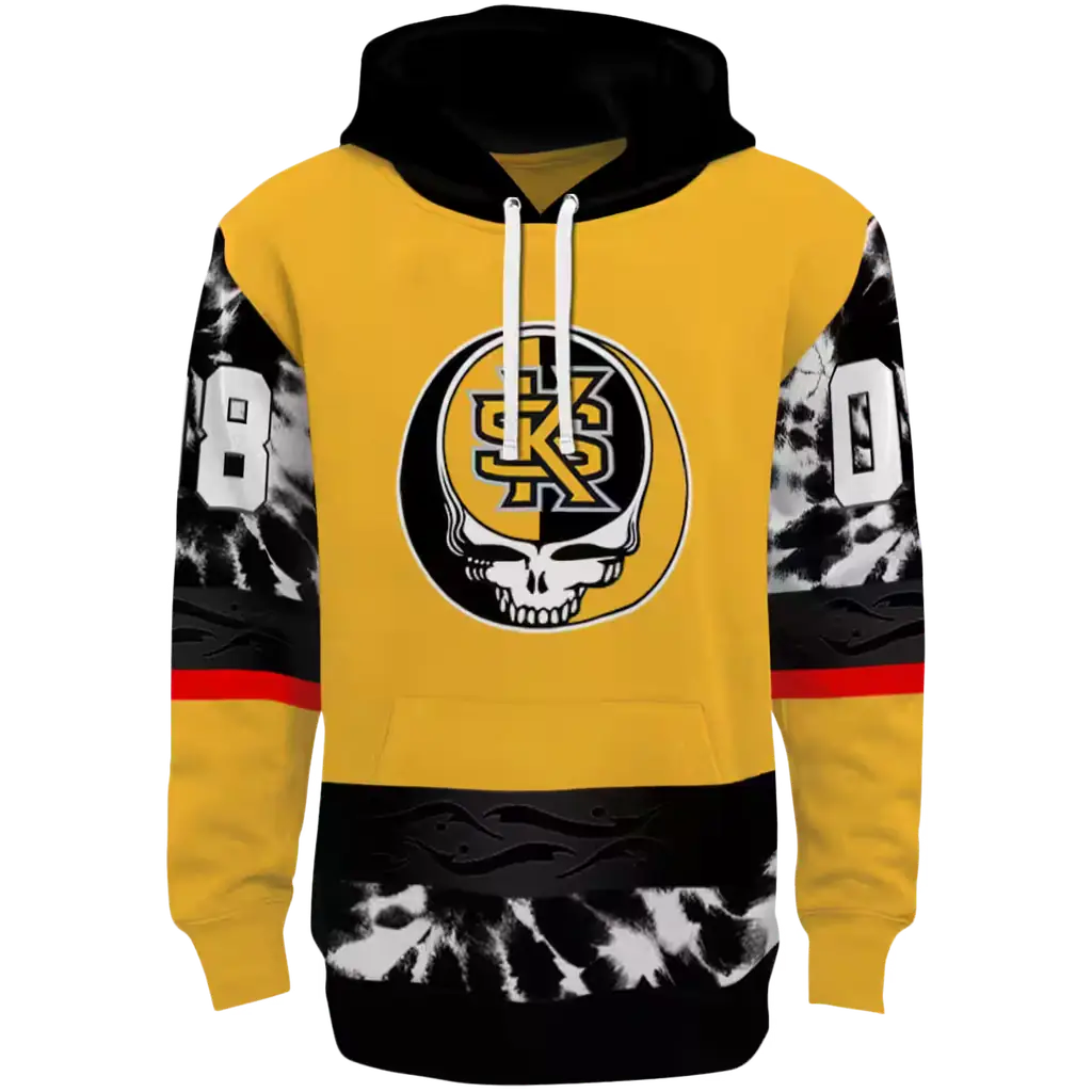 personalized kennesaw state owls grateful vibes gold hoodie best selling personalized kennesaw state owls grateful vibes gold hoodie best selling