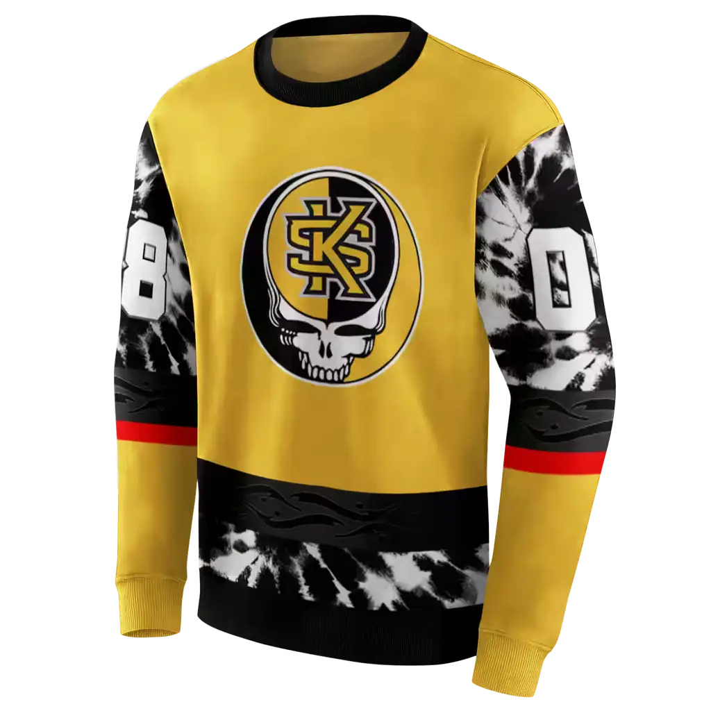 personalized kennesaw state owls grateful vibes gold hoodie new arrival personalized kennesaw state owls grateful vibes gold hoodie new arrival