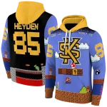 personalized kennesaw state owls mario blue black hoodie best selling