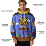 personalized kennesaw state owls mario blue black hoodie best selling