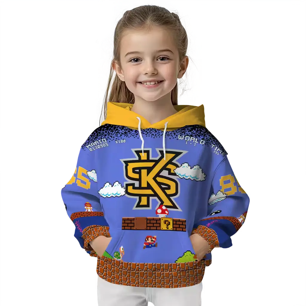 personalized kennesaw state owls mario blue black hoodie top rated personalized kennesaw state owls mario blue black hoodie top rated