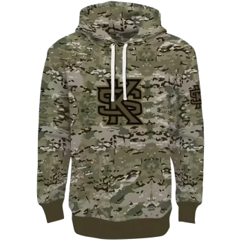personalized kennesaw state owls military style hoodie best selling
