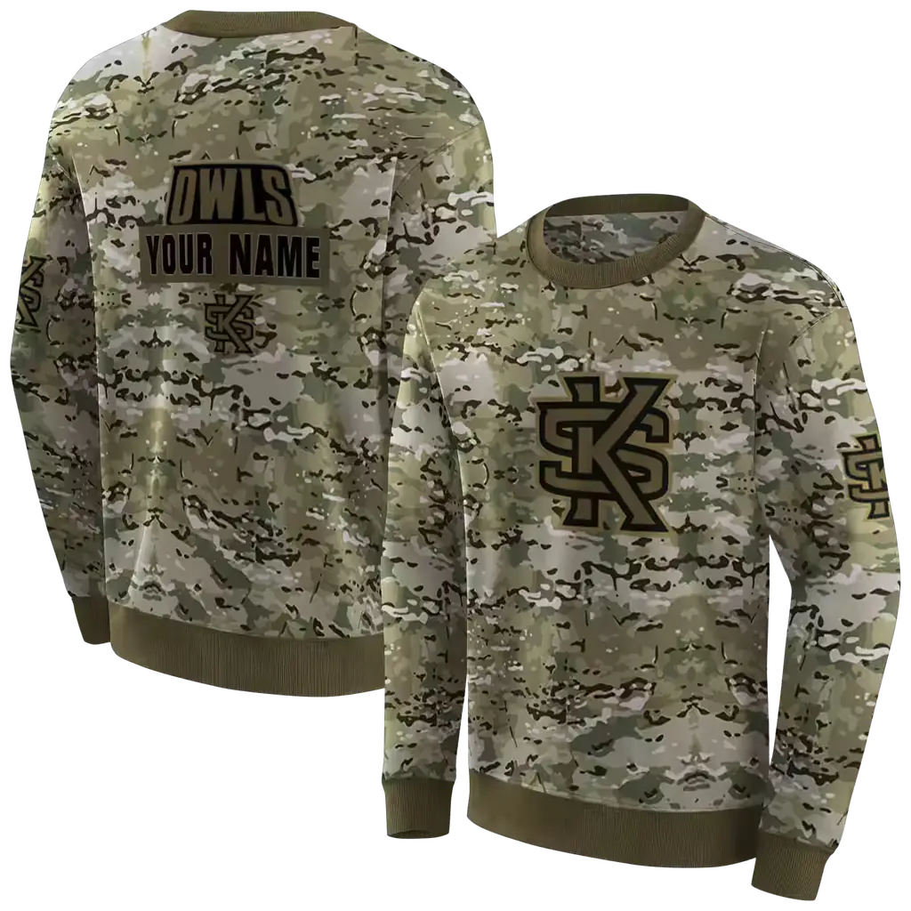 personalized kennesaw state owls military style hoodie premium grade personalized kennesaw state owls military style hoodie premium grade