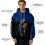 personalized kent state golden flashes baby groot navy blue black hoodie best selling