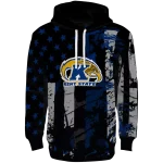 personalized kent state golden flashes distressed flag navy blue black hoodie best selling