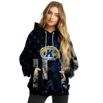 personalized kent state golden flashes distressed flag navy blue black hoodie best selling