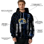 personalized kent state golden flashes distressed flag navy blue black hoodie best selling