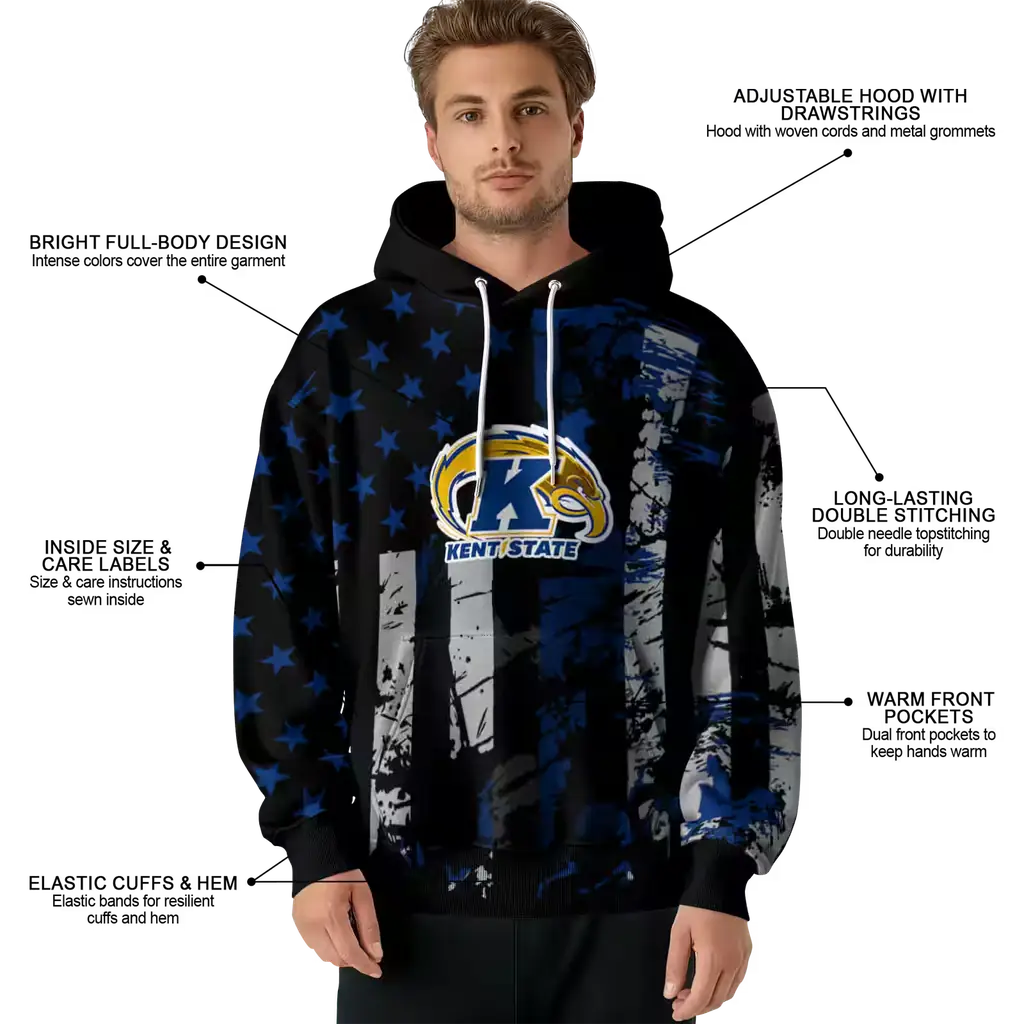 personalized kent state golden flashes distressed flag navy blue black hoodie latest model personalized kent state golden flashes distressed flag navy blue black hoodie latest model