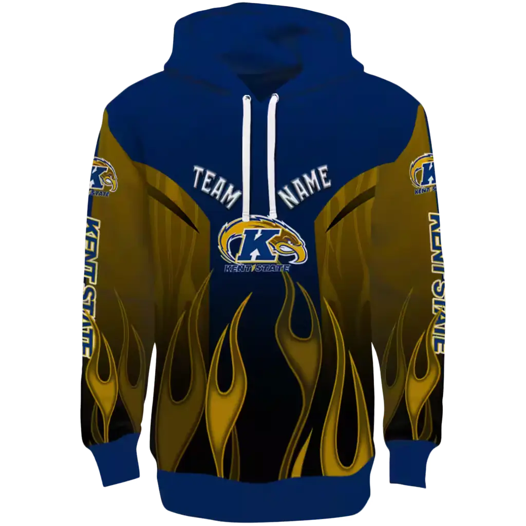 personalized kent state golden flashes flame design navy blue hoodie best selling personalized kent state golden flashes flame design navy blue hoodie best selling
