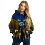 personalized kent state golden flashes flame design navy blue hoodie best selling
