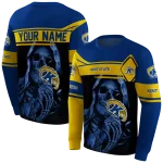 personalized kent state golden flashes grim reaper navy blue black hoodie best selling