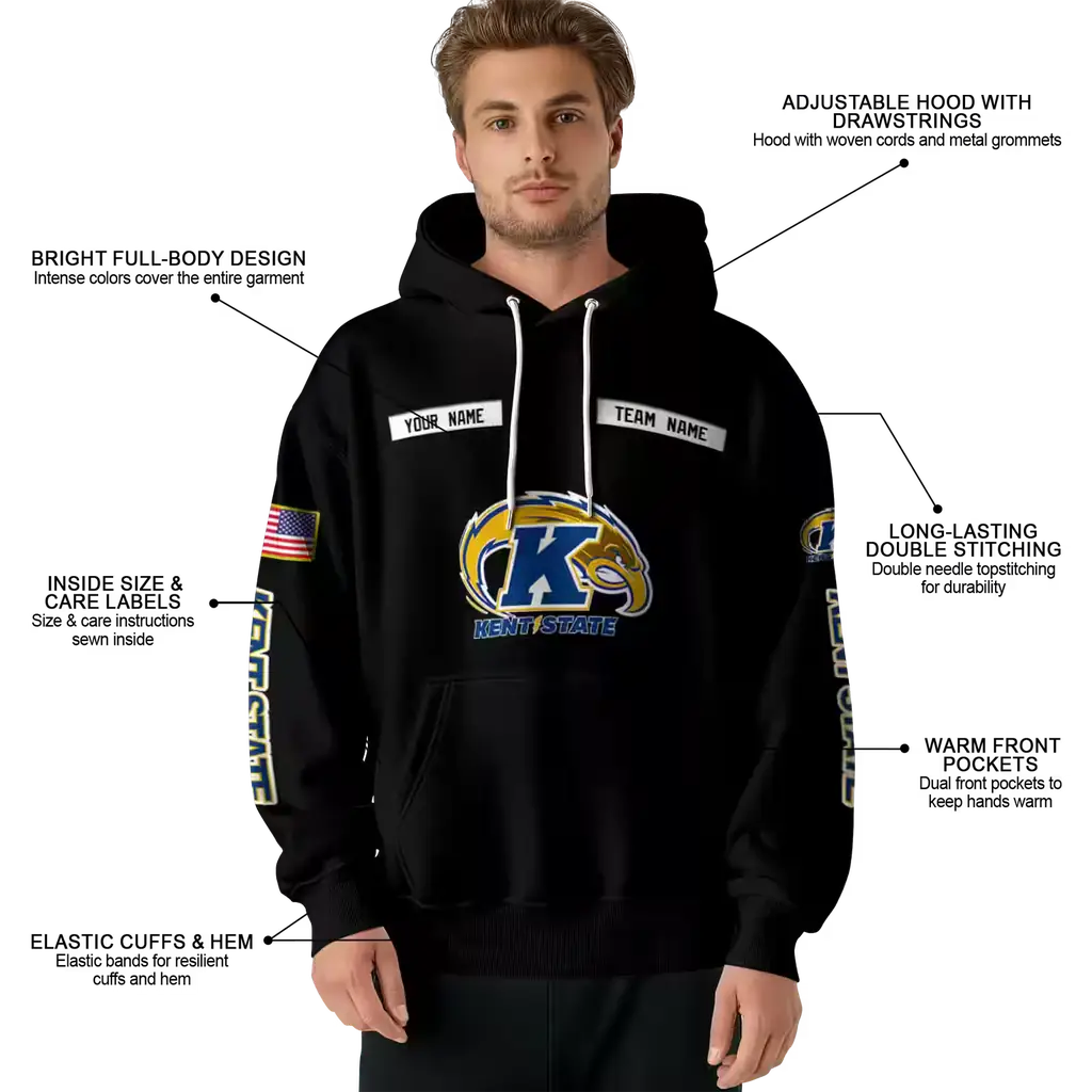 personalized kent state golden flashes punisher skull black hoodie latest model personalized kent state golden flashes punisher skull black hoodie latest model