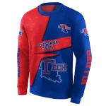 personalized la tech abstract shape blue hoodie best selling